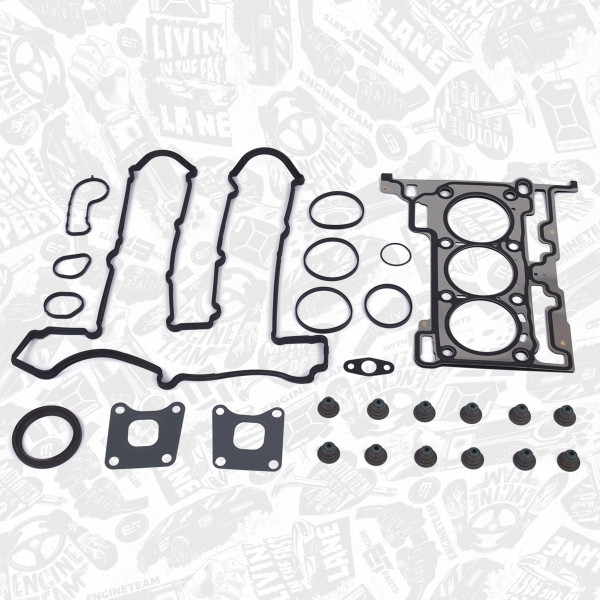 TS0057, Gasket Kit, cylinder head, ET ENGINETEAM, Ford B-Max C-Max Fiesta Mondeo Focus Transit Courier Tourneo Connect SFCA M1CA 1,0 EcoBoost 2014+, 1939521, DM5G6051AA, 1771609, CM5G6051GC, 02-43170-01, T8000228, T8003171