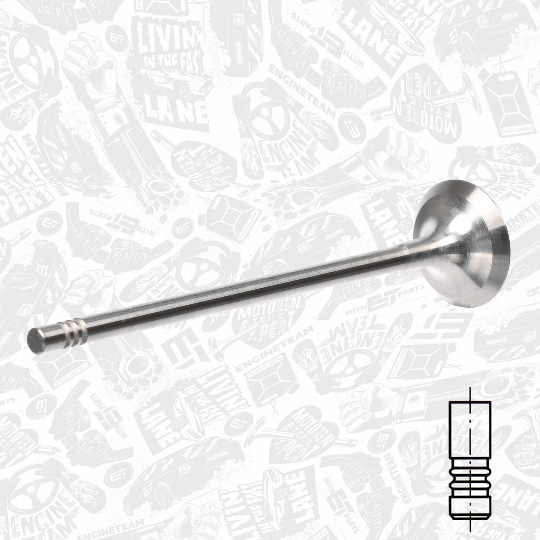 Exhaust Valve VE0135 ET 0949.F6, 11347533885, 753388580