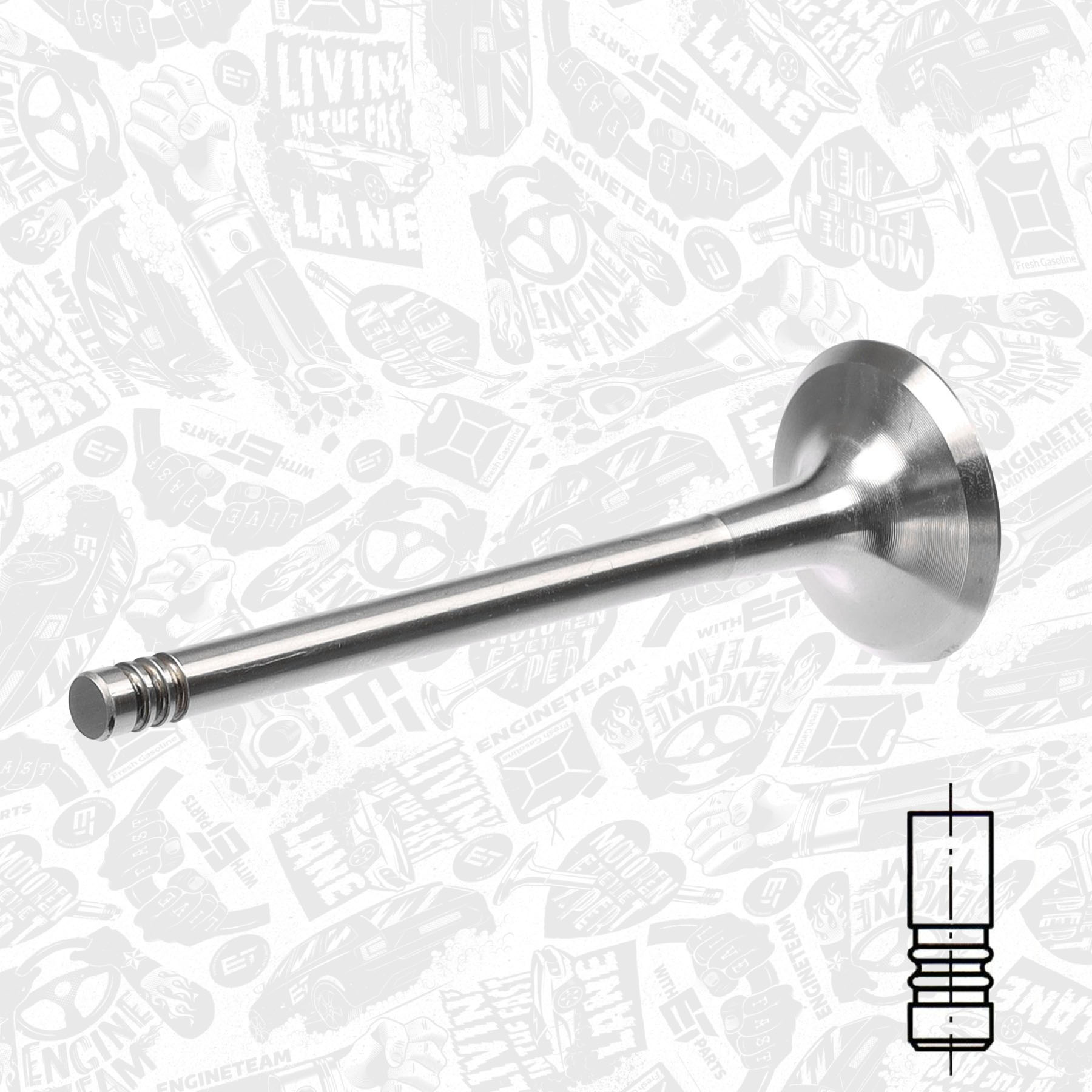 Intake Valve VI0058 ET 03G109601B, MN980080, 331121 K