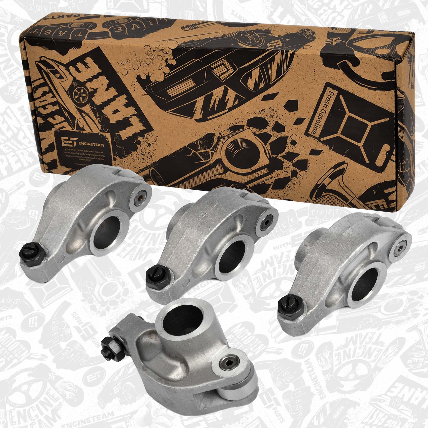 Rocker arm, engine timing 4 pcs - VV0077VR1 ET ENGINETEAM - RF2A-12 ...