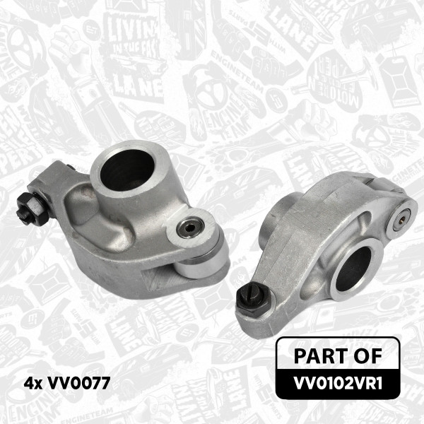 Valves / Rocker arm set VV0102VR1 ET RF2A12130C, RF2A12130C, RF2A12150C K