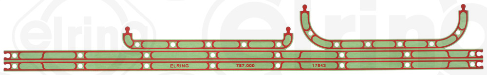 Gasket Set, oil sump - 787.000 ELRING - 2011941, 911775 | K MOTORSHOP s ...