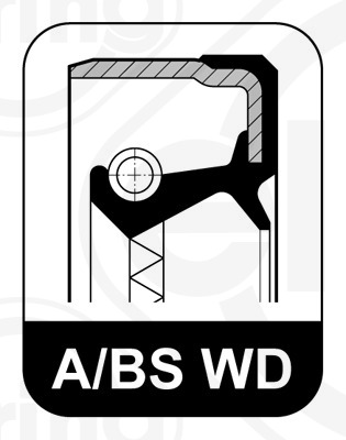 Shaft Seal, differential - 906.060 ELRING - 2119970146, A2119970146 ...