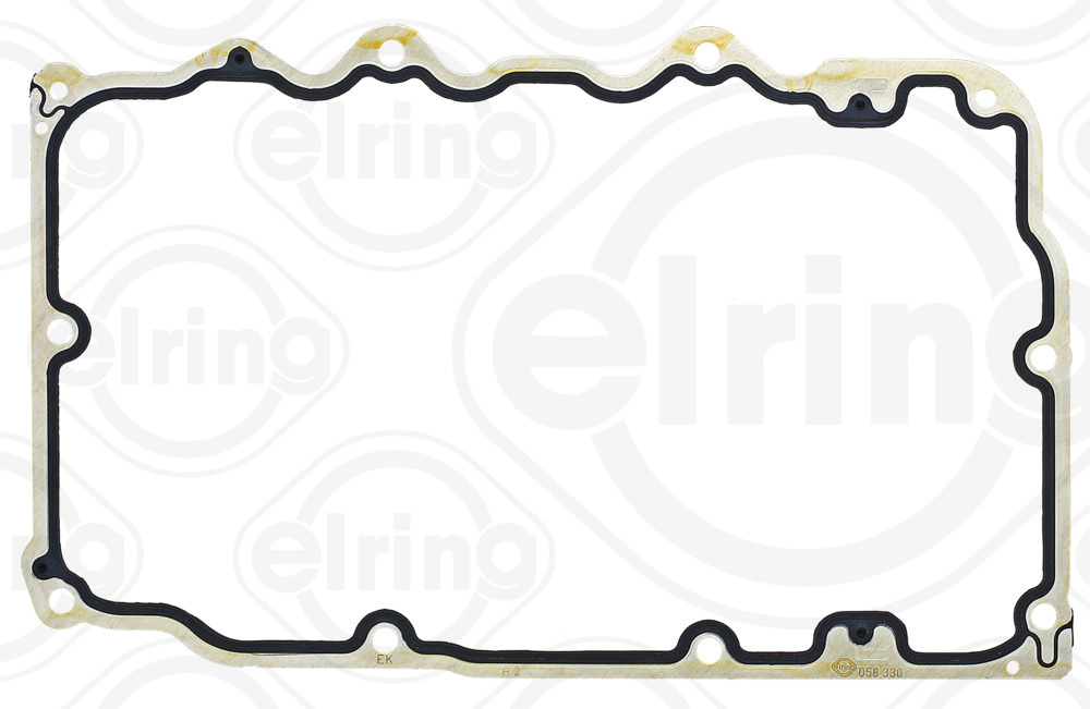 Gasket, oil sump - 058.330 ELRING - 1L2E-6710-AA, 4054811, 4639173