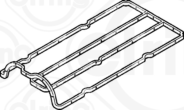 Gasket, cylinder head cover - 010.051 ELRING - 1319177, 2178191 ...