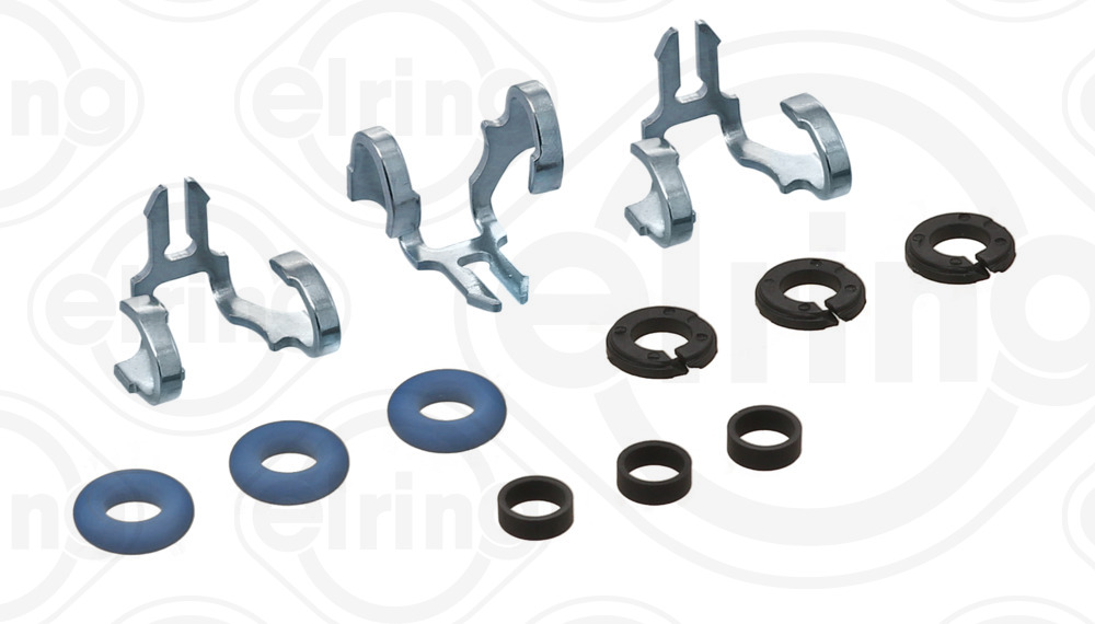 168.790, Seal Ring Set, injection valve, ELRING, 2421340, H6BG-9U509-AA