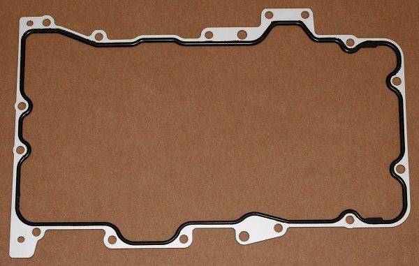025.460, Gasket, oil sump, ELRING, 2R8E6710AA, AJ03-10-431, C2S11588, 2R8E6710BA, C2S43270, 4139726, XR827533, 4174016, 4763355, XW4E6710BC, 028055P, 1026577, 14064600, 31-029698-00, 70-34338-00, 910208, EM1300-901, JH5065, OP0337, X54223-01, 14116700, 71-34338-00
