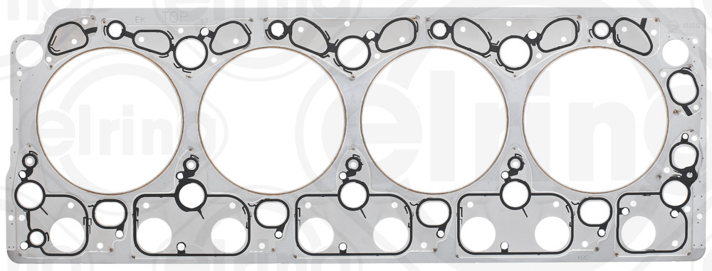 353.512, Gasket, cylinder head, ELRING, Mercedes Benz Truck & Bus Accelo Atego Atron Citaro OH1518 OH1521 OH1619L OH1622L OH1719LE Unimog OM924* 2004+, 9240161120, A9240161120, 10193100, 30-030581-00, 4.20794, 61-36145-40, 871076, AH7550, H80688-00, 13139500, 872770, 082.742, 082.743, 61-36145-00, 61-36145-10, 9240160620, 9240160720, 9240161020, A9240160620, A9240160720, A9240161020