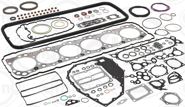 650.010, Full Gasket Kit, engine, ELRING, Astra HD8 HD9 Iveco Stralis Trakker F3BE3681* F3BEE681* 2006+, 2996302, 01-36535-02, 50466200, FG9361, S38769-00, 01-36535-03