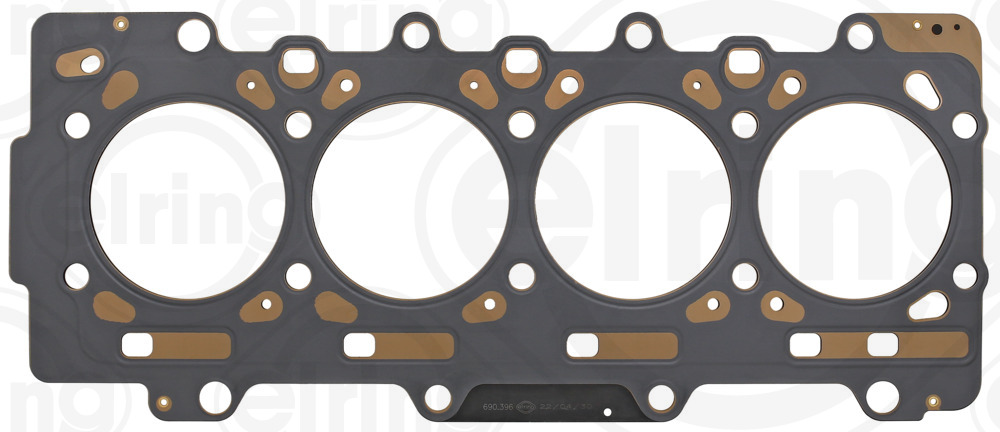 690.396, Gasket, cylinder head, ELRING, 05072676AA, 2.202.2149F, C00014536, 5166482AA, 10177210, 415597P, 61-10037-10, 872141, AG9670, CH9529A, H81777-10, HG1437A