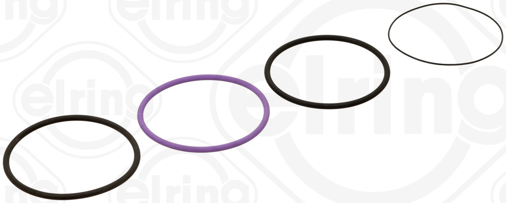 O-Ring Set, cylinder sleeve - 760.358 ELRING - 271159-6, 15-76804-03, 24-27607-00/0