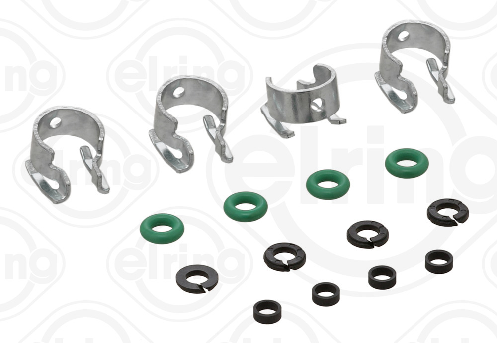 781.930, Seal Ring Set, injection valve, ELRING, 1755074, BG9Z-9229-A, BG9E9U509AB, 965315