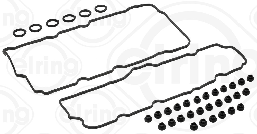 787.870, Gasket Set, cylinder head cover, ELRING, 3M4Z-6C519-AA, 6E5Z-6C519-CA, 6F9Z-6584-AA, 6F9Z-6584-BA, 6F9Z-6C527-AA, AJ57-10218-Z01, VS50412, VS50629R