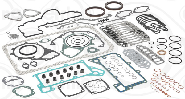 826.502, Full Gasket Kit, engine, ELRING, 4210100480, 4230100320, A4210100480, A4230100320, OM401, 01-25105-30, 20-26235-41/0, GG850, S31289-00