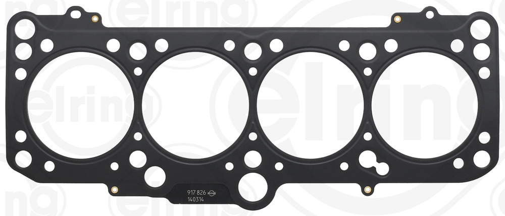 917.826, Gasket, cylinder head, ELRING, 037103383, 037103383C, 037103383L, 10102500, 30-027516-00, 414787, 50154, 60-33905-00, 870786, BM360, CH6510H, HG859, 414787P, 61-33905-00, 873952, BY360, H50154-00, BY630