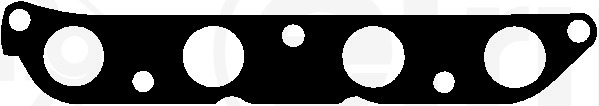 135.410, Gasket, exhaust manifold, ELRING, 1086000476, 17173-02030, 17173-15030, E010001401, 17173-15040, 13092200, 31-030616-00, 460266P, 601606, 70-52808-00, EM963, JD176, MG7319, MS94129, X82210-01, 71-52808-00