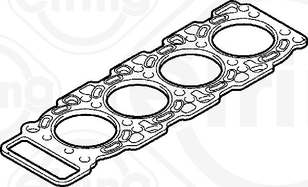 Gasket, cylinder head - 181.460 ELRING - 062103383A, 11044-6S301, 9.407.0.854.007.4