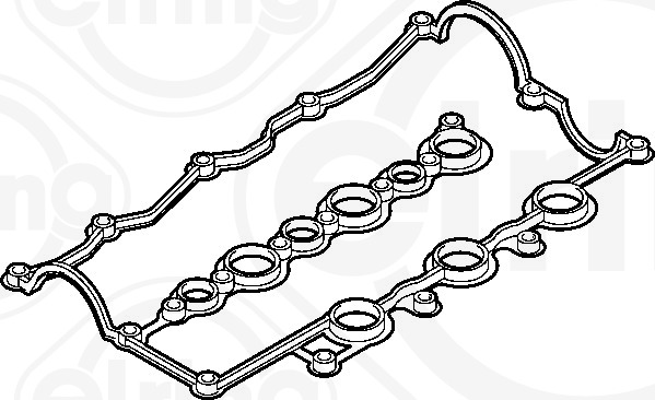 584.890, Gasket, cylinder head cover, ELRING, 0249.E1, 0XW103483A, 1336506, 1367767, 4S7C-6584-B, LR029132, 184277, 4S7C-6584-C, 4S7Q6584CD, 4S7Q-6584-CE, 4S7Q-6584-CF, 4S7Q6584DA, 4S7Z-6584-A, C2Z19938, 4S7Z-6584-B, JDE3880, 4S7Z-6584-C, LR166341, 11105300, 1544241, 33114141, 440522P, 71-38558-00, 722537, 920066, JM7094, RC1616S, RC6506, X83359-01, 0249E1