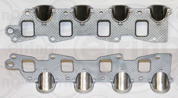 672.070, Gasket, exhaust manifold, ELRING, 14140-60120, 14140-60A10, 14140-60A20, 14140-85C00, 0352014, 13051200, 460012P, 71-52639-00, JC867, MG1359, X82184-01