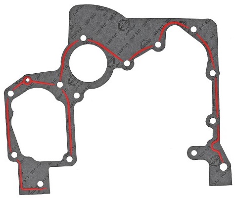 895.289, Gasket, timing case, ELRING, 51.01903-0305, 600748, 51019030305