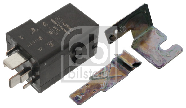 FE04675, Relay, glow plug system, FEBI BILSTEIN, 090240651, 090341822, 1238627, 1610231, 3560116, 83BB6M092BA, 6143688, 90341822, 90240651, 09-17-0007-00, 132060, 240670016, 2502060, 2.85590, 30130000PS, 40904675, 4675, 4RV008188-161, 50-0520, 661138, 7140059, 7285590, 75614059, 96SKV266, 992041, B85590, BER-GR064, CIM95000PS, CRP5590, F026T00064