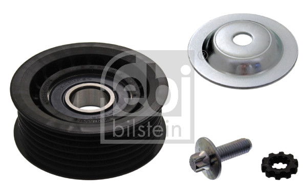 FE100091, Deflection/Guide Pulley, V-ribbed belt, FEBI BILSTEIN, 51800046, 03-1491, 03-40394-SX, 03.81339, 0-N2122, 1223047, 127-08041, 15-3547, 1570452, 1626218, 1687678380, 1987600040, 20R9217-OYO, 291908EGT, 312D0090, 331316171391, 36469, 386124, 457-99, 532056210, 54-0663, 542039, 654552, 6PK1025, 70100091, 805600, 8641152021, 87753, 93-2099, A07232