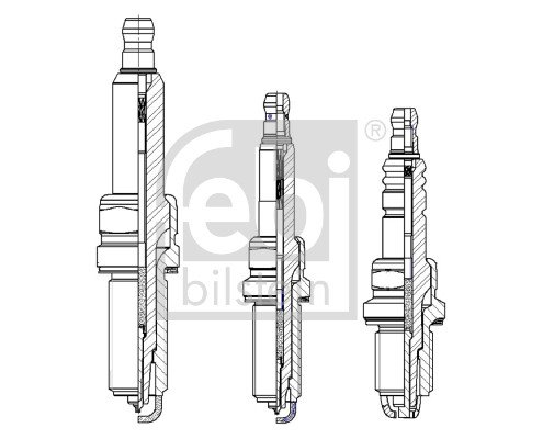 FE1009675, Spark Plug, FEBI BILSTEIN, 3539125, 4331810, 5190932, 0242229652, 1454, 1648408580, 686S0228, 8EH188708-111, ALSP030, AZMT-49-041-1031, BER-Z518, DG7022, HR8DPP15V, IT16, IT16TT, IT20, MV40253, OE131/T10, PTR5C-13, SKSP-19990227, VSP1016, VSP687, Z518, HR8DPP30V, PT16EPR-L13, PTR5D-13, 1048, 0242230561, 3784, P18