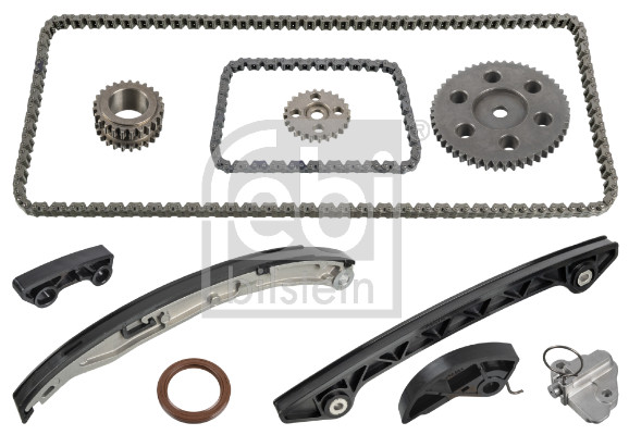 FE170593, Steuerkettensatz, FEBI BILSTEIN, LF02-12-500, LF02-12-500S4, L305-12-201, L305-12-201S4, 03-42072-SX, 07120, 1389T2568, 142-01-517, 21-0456, 21SKV219, 28976, 385759, 40-1200FK, 5481FB0020960, 551026910, 711461, 752034, 90R3001-JPN, A28-MAZ-23100001, AB10053, ADBP730037, AZMT-30-059-1253, BF0422420108, BSG30-109-028, C715F, CAKD072, DRM03176, DRM601201, DTCK68NG, EST-KCK301