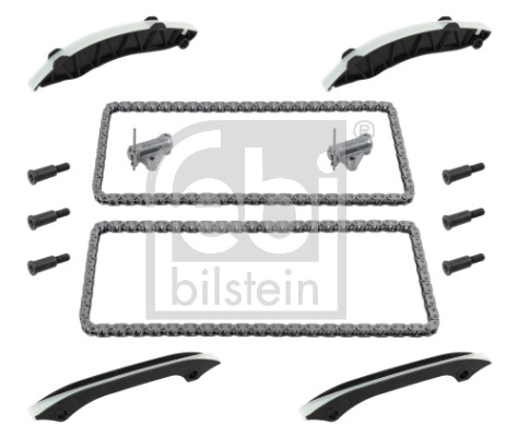 FE173454, Timing Chain Kit, FEBI BILSTEIN, Jeep Grand Cherokee Lancia Thema Maserati Ghibli Levante Quattroporte 3,0CRD/3,0D EXF* A630* B630* M15746* 2011+, 46328126, 68147488AA, K68147488AA, 46328126S1, 68147488AAS1, K68147488AAS1, 46341482, K68483379AA, 46341482S1, K68483379AAS1, K68515619AA, K68515619AAS1, 46328119, 46328119S1, 68483379AA, 68483379AAS1, 127-10046K, 21-0744, 33101790, 40-1387FK, 7001682, 74640Set, 86518, EST-KCK1014, KCK1014, KDK-1014, KDK1014JM, KJK1014, MVF6410, PTA114-0481