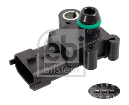 FE174424, Sensor, boost pressure, FEBI BILSTEIN, 1682141, 31316349, 9675379580, AG919F479AB, C2G2675, LR022157, U202-18-211, 1762251, 31338107, JDE29140, LR038762, U202-18-211A, 1913600, 31460674, LR075167, T2H21415, 0261230264, 06-03028-SX, 0906026, 101545, 10.3244, 12220844, 138219, 15129, 161B0062, 16711, 17SKV142, 1.993.244, 21-0448, 215810012600