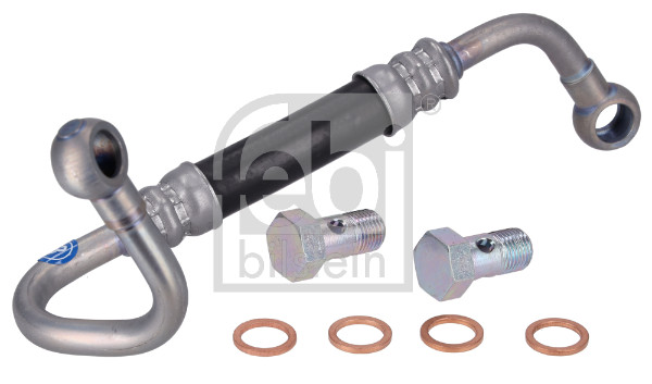 FE187849, Olejové potrubí, Sada přívodního potrubí oleje (turbo), FEBI BILSTEIN, 11427797405, 11427797405S1, 10900175, 1417600300, 16594, 19103, 1931-421-110, 1955, 47.2016, 49135-05850R, 600007, 610-901, 63016, 757094, 92167, 935287, ALP-004860, AS-503353, CTA2016, GSPK0065, IMXUKOP10121, IT-49135-05895, MOT550081, OFP10121, OH-0013, OP10121, P757094, R19064, T244146, T492167
