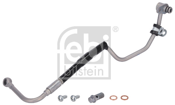 FE192095, Olejové potrubí, Sada přívodního potrubí oleje (turbo), FEBI BILSTEIN, 1761126, 1761126S1, 1823034, 1823034S1, 1897580, 1897580S1, 19305, 1931-411-414, 24/2493, 5500526, 600265, ALP-006773, AS-503343, DRM01408, MOT550385, OFP10526, OP10526, T241131, 550385