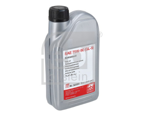 FE32590, Transmission Oil, FEBI BILSTEIN, 009120541, 09120541, 093165383, 1161745, 1347488, 33117695240, G052145, G052911, SAE75W-90(GL-5), TYK500010, WSDM2C200C, 009121964, 09196089, 1940182, 31259380, 83222365987, 93165383, G052145A1, G052911A2, 009196089, 1940757, 36165290, 83229407768, G052145A2, 012799117, 1940768, 400108247, G052145S2, 090001777, 1940777