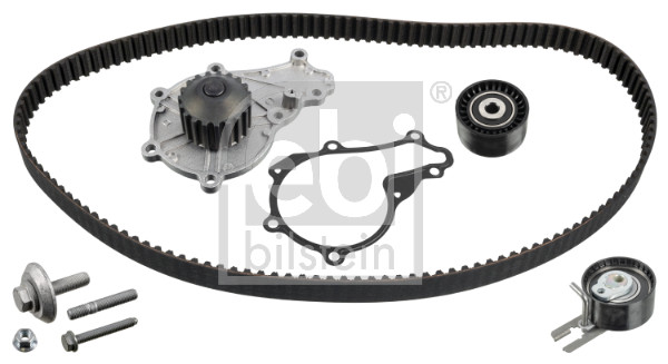 FE32726, Wasserpumpe + Zahnriemensatz, FEBI BILSTEIN, 0831.P1, 0831.V4, 11318509744, 1229768, 12760-69K00, 30711066, 9467565880, Y6Y1-12-205, 0831.P2, 0831.V4S1, 11318509744S2, 12761-69K00, 1373306, 30711066S1, 9467565880S1, Y601-12-205, 0831.P4, 12761-69K00-000, 1373306S1, 1609121080, 30777865, 9467615780, Y601-12-205S1, 12761-69K00-000S1, 1446648, 1609525680, 30777865S1, 9467615780S1, 31251566, 831.V4