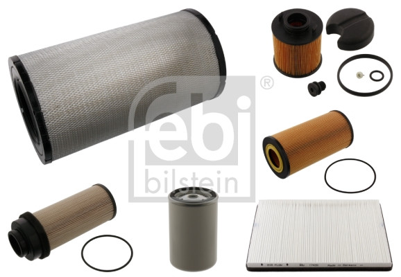 FE43591, Teilesatz, Inspektion, FEBI BILSTEIN, 1892259, 050.645, 5.94607, 91071, AF25840, HC7131, PUR-HC0005, SP21003-6, WG2317697, AF27689, HP2630, PUR-HC0733, FF5695, MFE1504MB, LF16233, MLE1544
