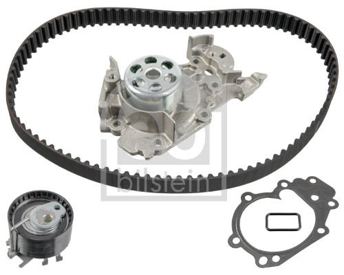 FE43751, Wasserpumpe + Zahnriemensatz, FEBI BILSTEIN, Dacia Logan/Logan MCV Sandero Renault Clio Modus Thalia Twingo D4D* D4F* D7D* 2001+, 119A01820R, 7701473001, 7701476745, 7701473001S1, 7701476745S1, 0212KN, 03.80368, 07-271, 127-13162K, 14464, 1551066, 1611259280, 16-510499002, 1754009, 1987946439, 20-1187, 23101, 2328396, 30-0983-1, 307T0045, 341304700000, 383865, 40026z, 48-0004C, 48606, 530019530, 5401PAE1, 541053, 60943751, 7001009