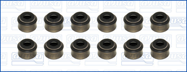 57037500, Seal Set, valve stem, AJUSA, 062109675(x12), VSK1362