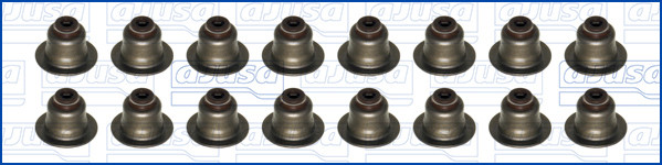 57039100, Seal Set, valve stem, AJUSA, 12-35241-01, 222.810, VSK1050