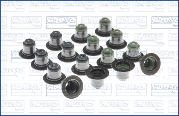 57053600, Dichtungssatz, Ventilschaft, AJUSA, SV-201-VT, SV-202-VT