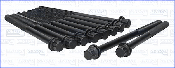Cylinder Head Bolt Set - 81027400 AJUSA - 90005-PCX-003(x9), 90006-PAA-A01(x1), 14-32337-01
