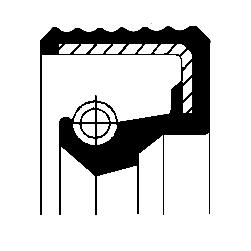 01034100B, Dichtring, Druckluftkompressor, CORTECO, 0169972547, 0734319293, 5001826534, 25357, 25X35X7