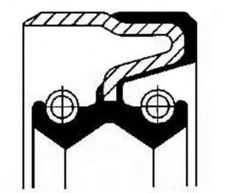 01029600B, Těsnicí kroužek hřídele, rozvodovka, Gufero 105x130x10/14, CORTECO, 0734319413, 81965030110, 10513010/14, 105X130X10/14