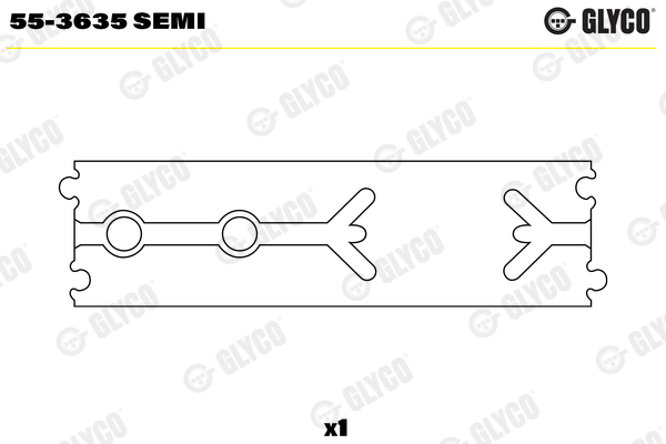 Small End Bushes, connecting rod - 55-3635 SEMI GLYCO - 6010381350, A6010381350, 71124890