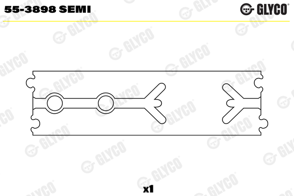 Small End Bushes, connecting rod - 55-3898 SEMI GLYCO - 6110380050, A6110380050, 77524690