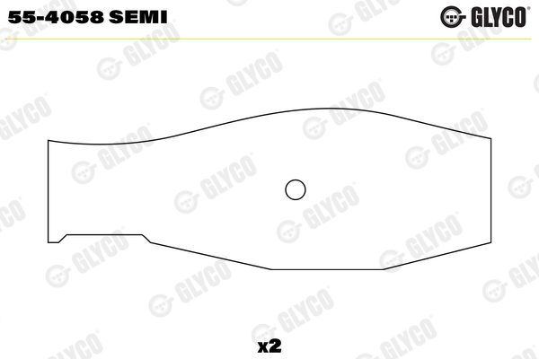 Small End Bushes, connecting rod - 55-4058 SEMI GLYCO - 2046489102, 20898010