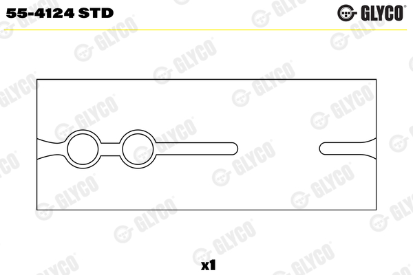 Small End Bushes, connecting rod - 55-4124 STD GLYCO - 35369, 5000678562