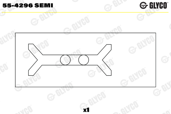 Small End Bushes, connecting rod - 55-4296 SEMI GLYCO - 32845, 5000694726, 5010571557