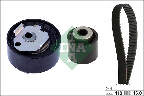 Timing Belt Kit - 530085610 Schaeffler INA - 155254875, 1608684280 ...