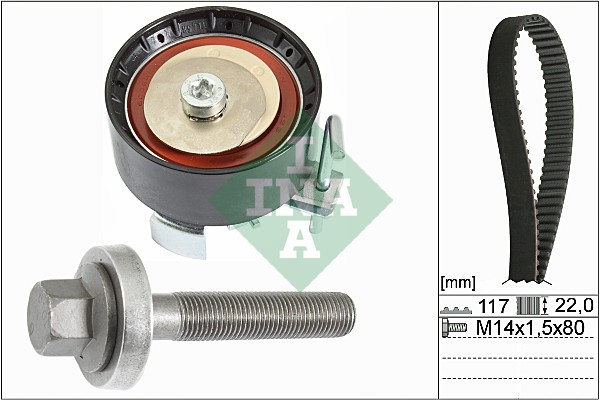 Timing Belt Kit - 530060510 Schaeffler INA - 1004297, 274562, 96MM6K288A2A