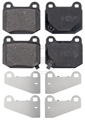 Brake Pad Set, disc brake - 37452 A.B.S. - 26696FE000, 44060-CD094, 4605A050